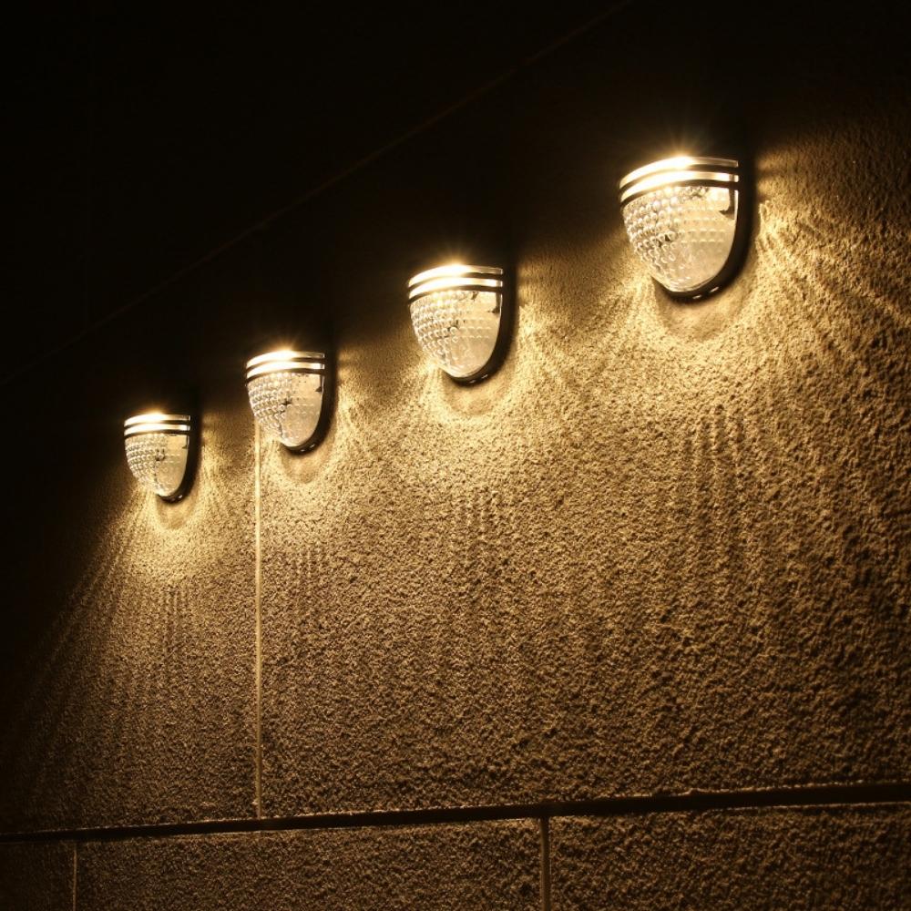 Waterdigte muurlamp Solar Atmosfeer Lig buite die binnehofversiering (ESG19674)