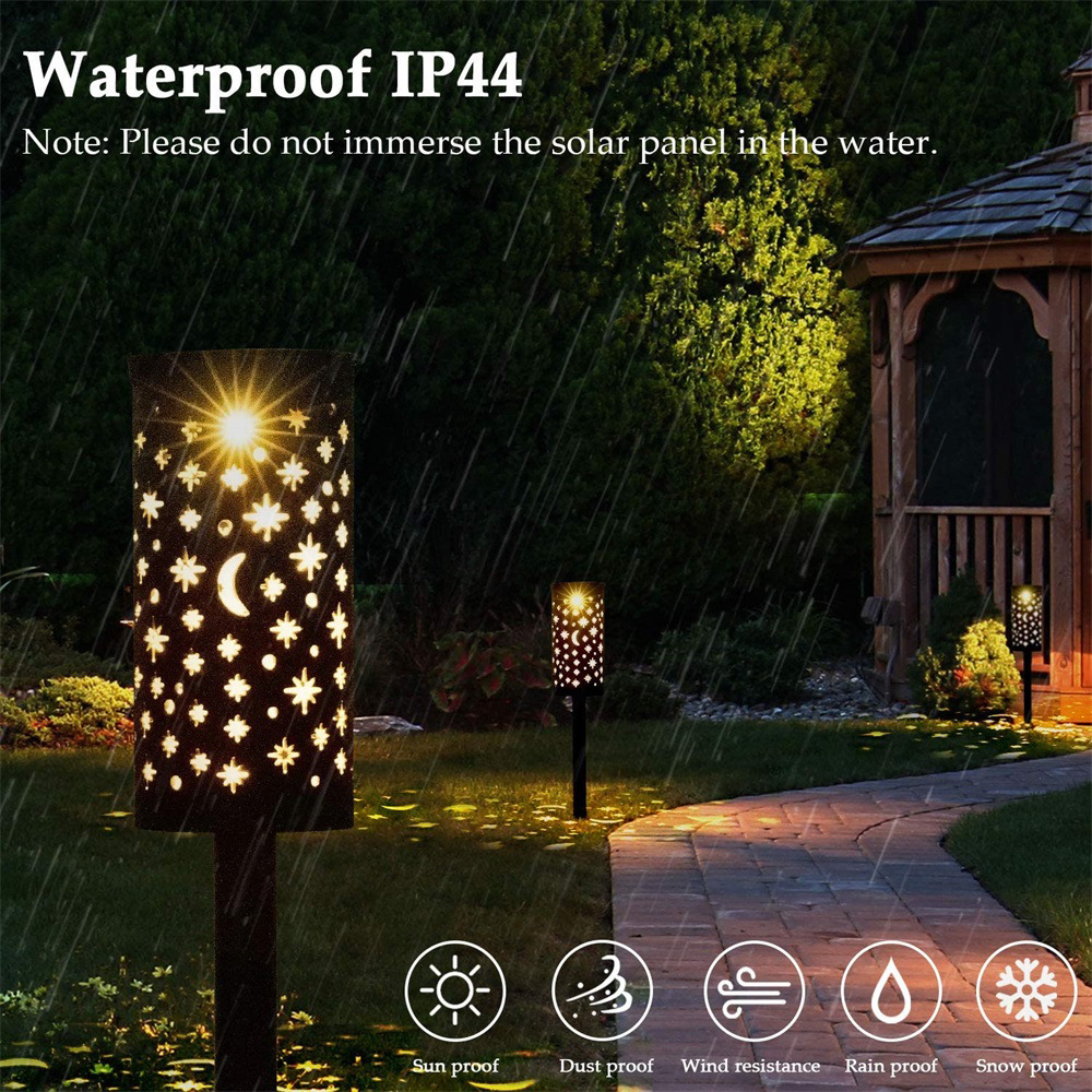Solar Pathway Lights Outdoor, Decorative Garden Lamp LED Landscape Lantern (ESG17317)