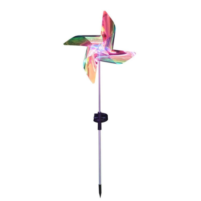 LED Solar Wind Spinner Light Colorful (ESG21171)