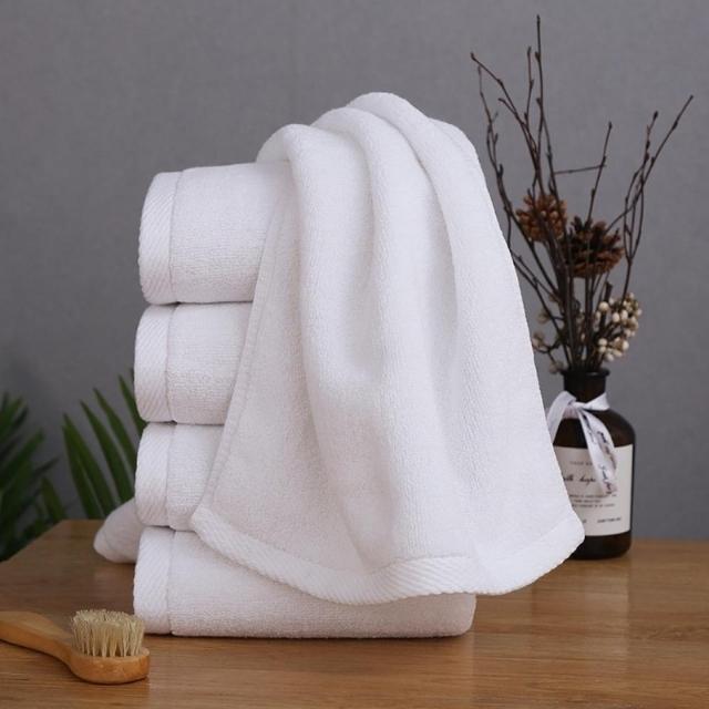 Liggewig handdoekbadhanddoeke wit vinnig droog 100% katoen (ESG19955)